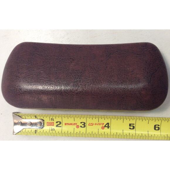 Unbranded Brown Hard Eyeglasses Case GnuFashion - Picture 7 of 8